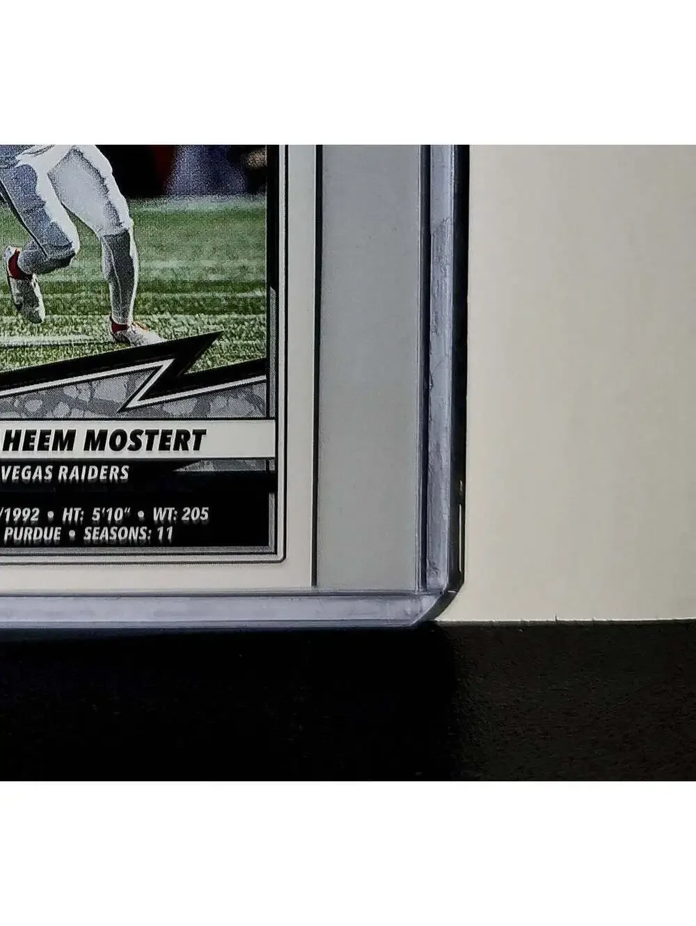 Raheem Mostert 2025 Panini NFL #265 Sticker Las Vegas Raiders
